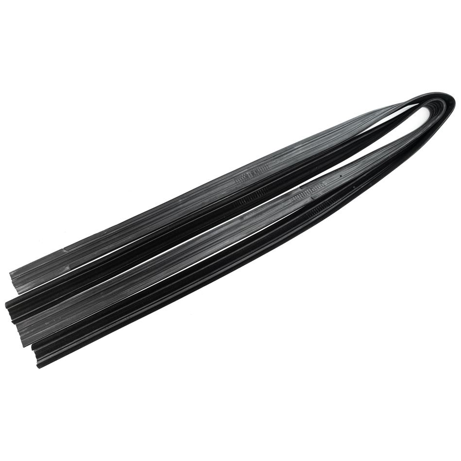 Par de Canaletas da Porta para Ford Fiesta - Uniflex - 38673