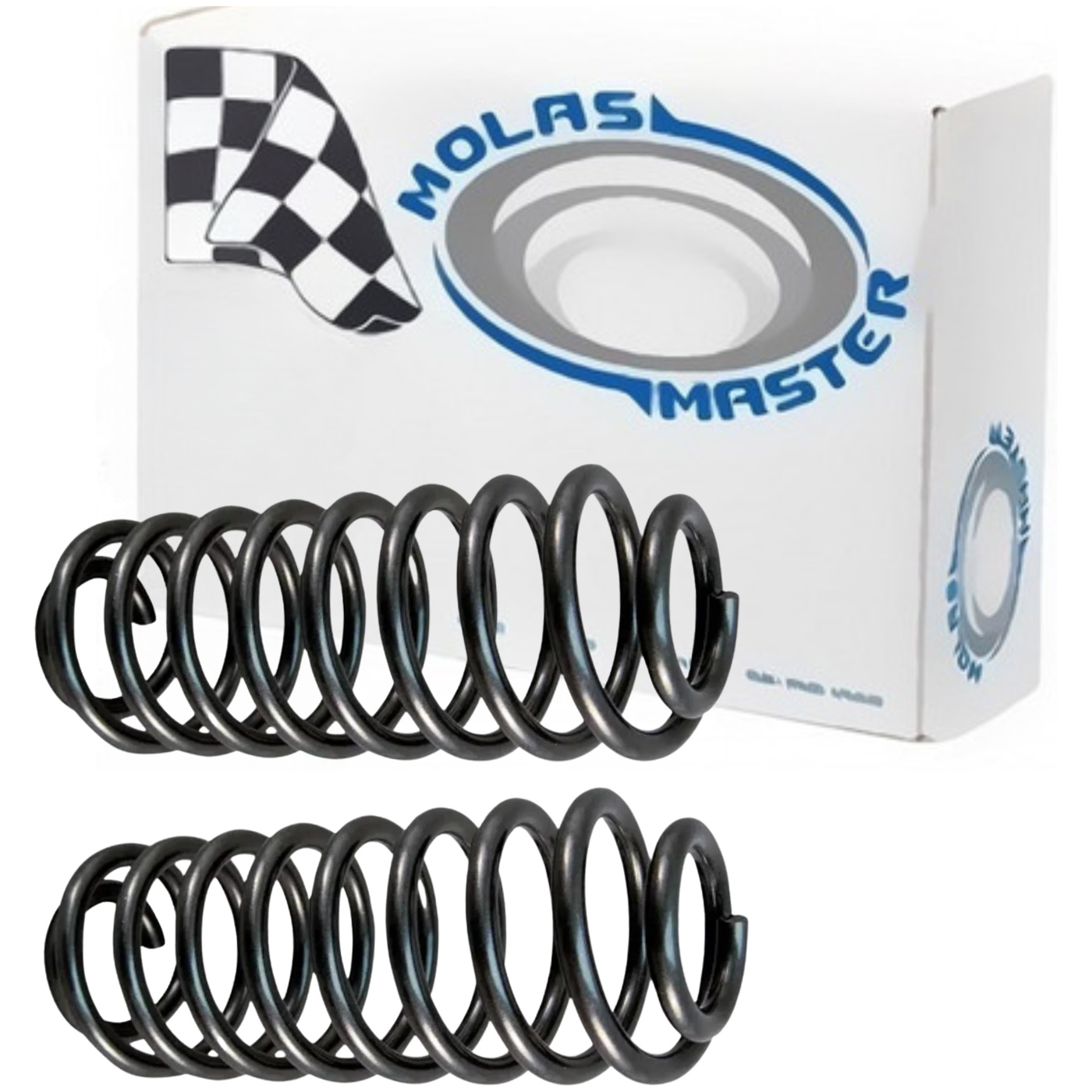 Par de Molas Suspensão Dianteira Direito e Esquerdo para Fiat Palio - Molas Master - MM-1672
