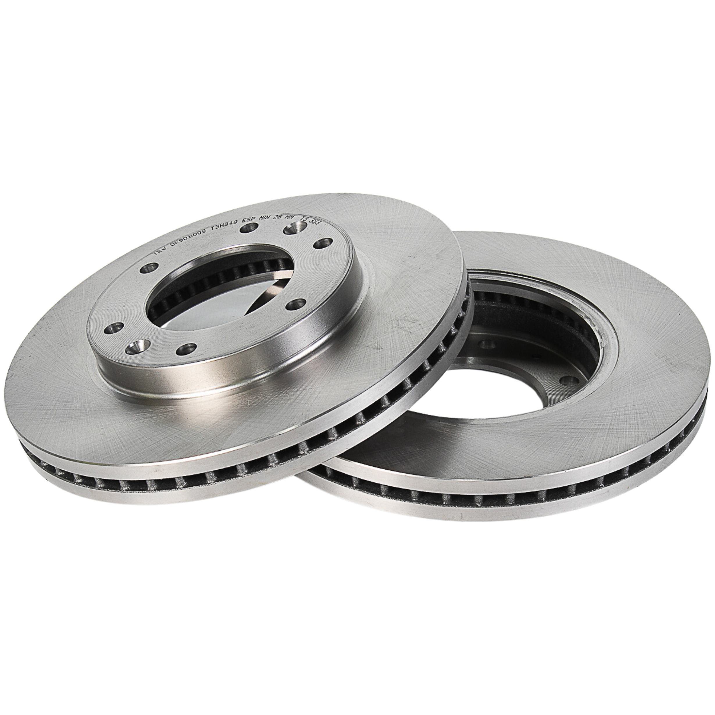 Par Disco de Freio Dianteiro para Hyundai H-1 STAREX - TRW - DF901