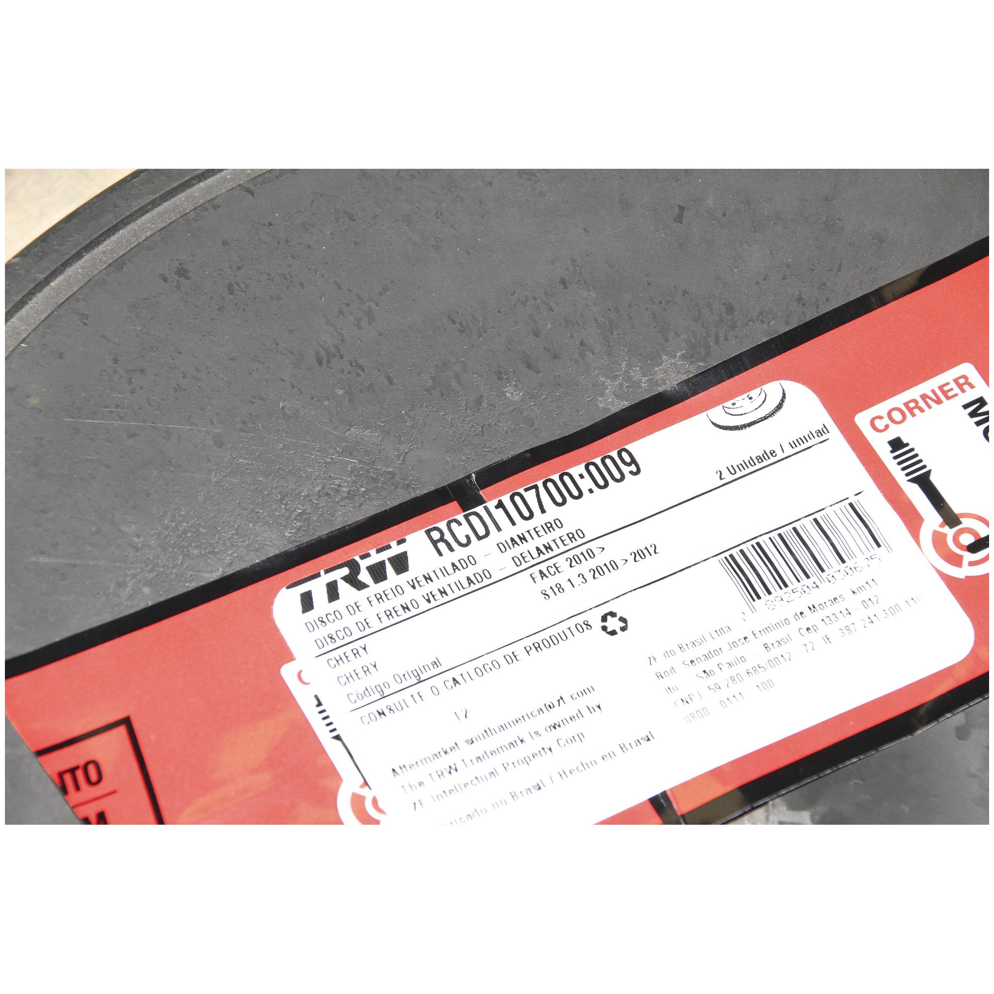 Par Disco de Freio Dianteiro - TRW - RCDI10700