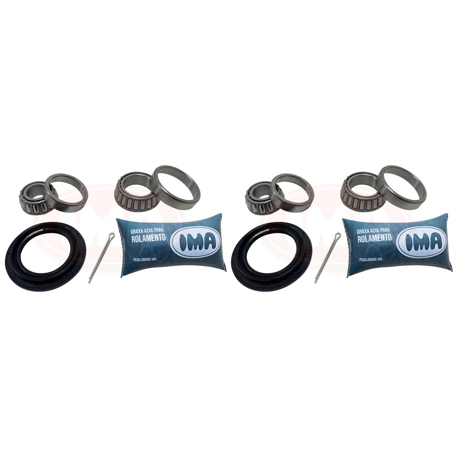 Par Kit Rolamento Roda Dianteira - IMA - ALK-4579