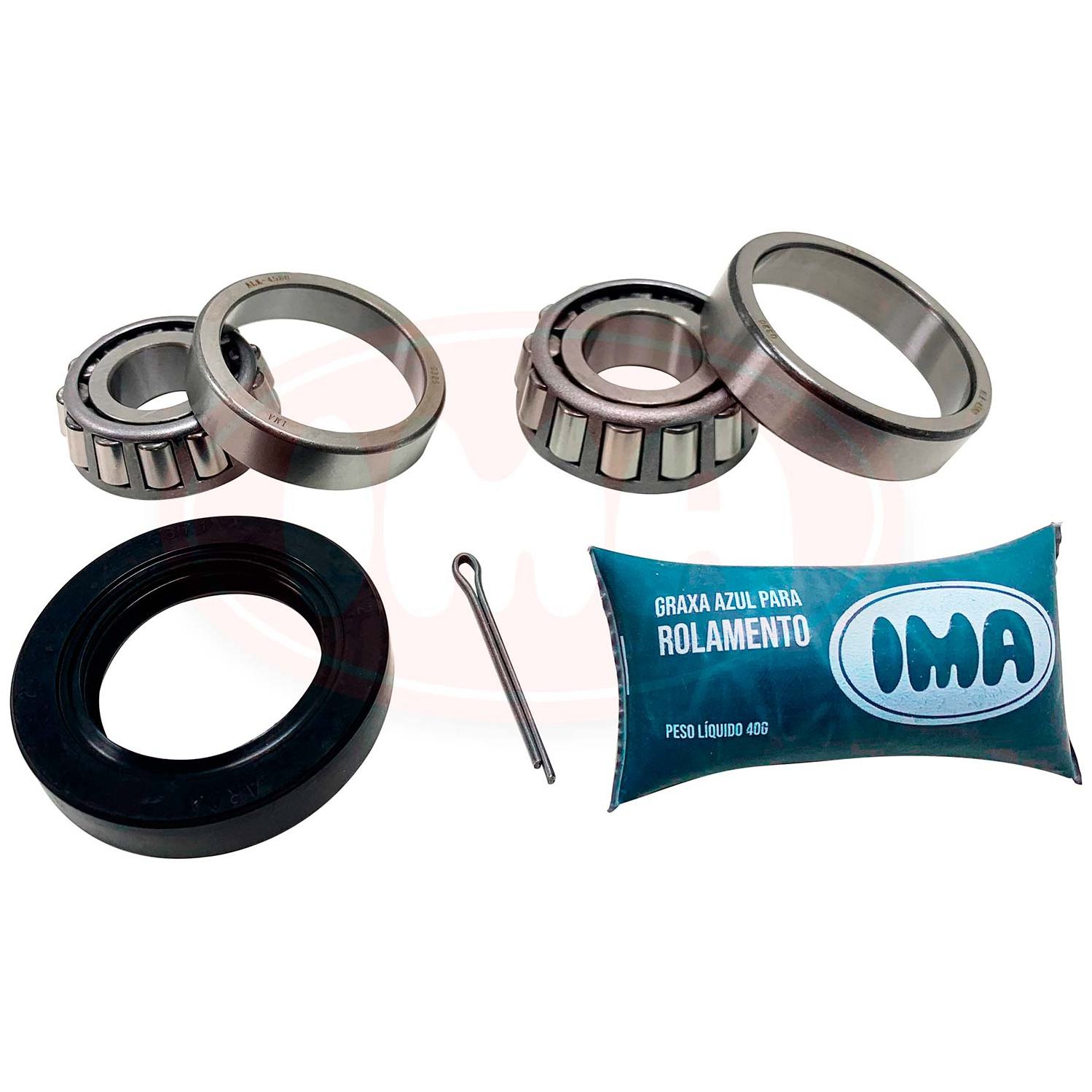Par Kit Rolamento Roda Dianteira - IMA - ALK-4580