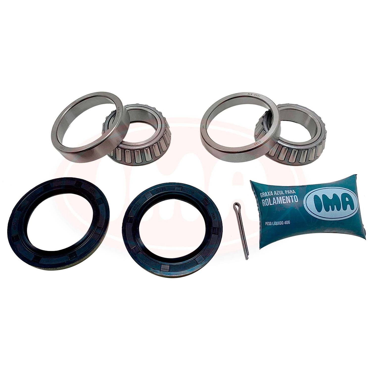 Par Kit Rolamento Roda Dianteira - IMA - ALK-4522