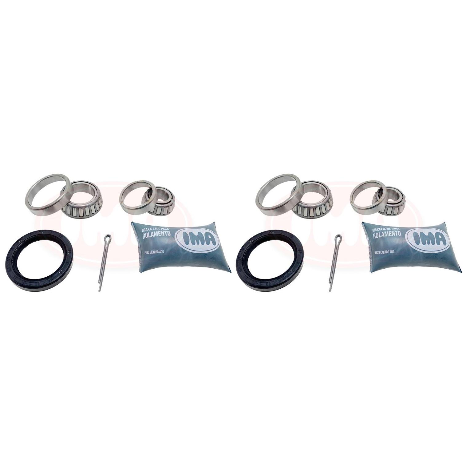 Par Kit Rolamento Roda Traseira - IMA - ALK-4528