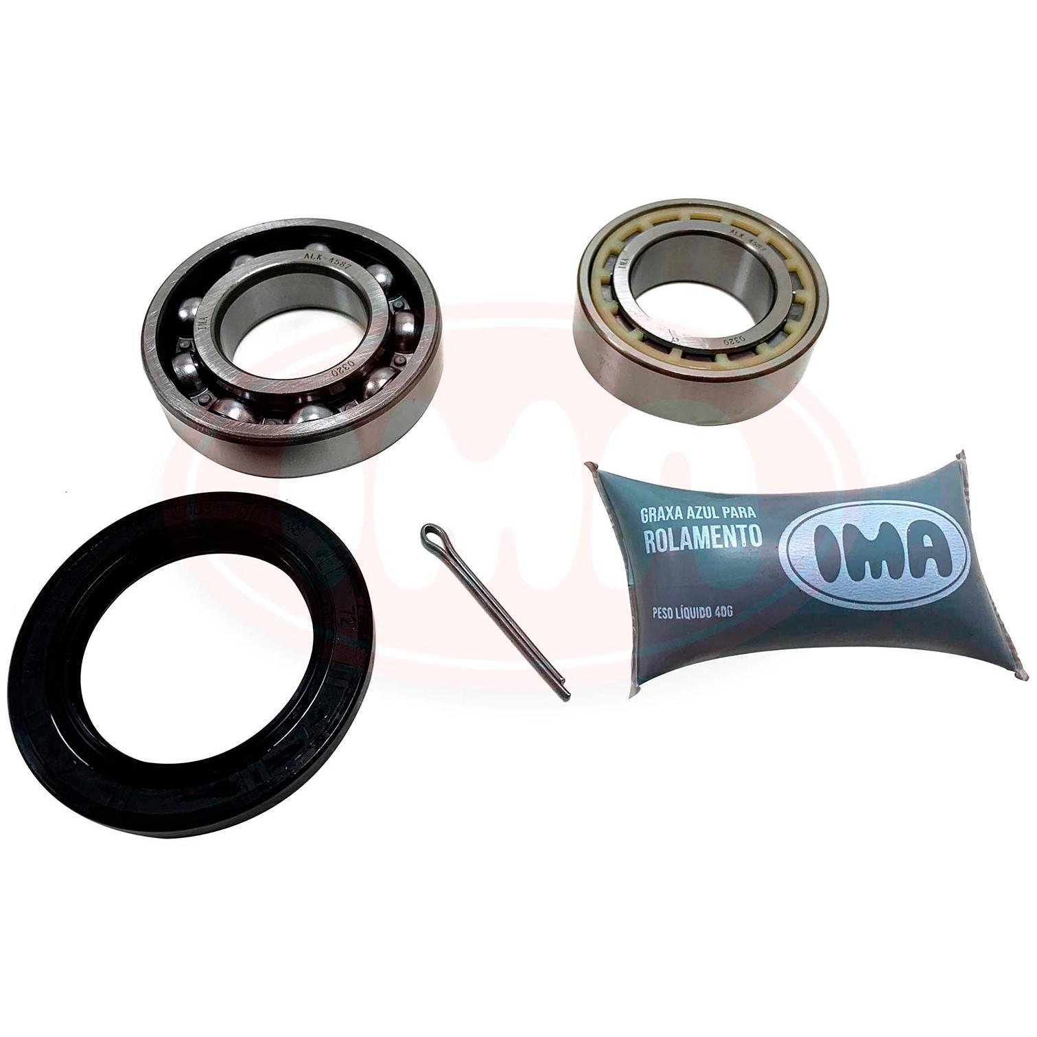 Par Kit Rolamento Roda Traseira - IMA - ALK-4587