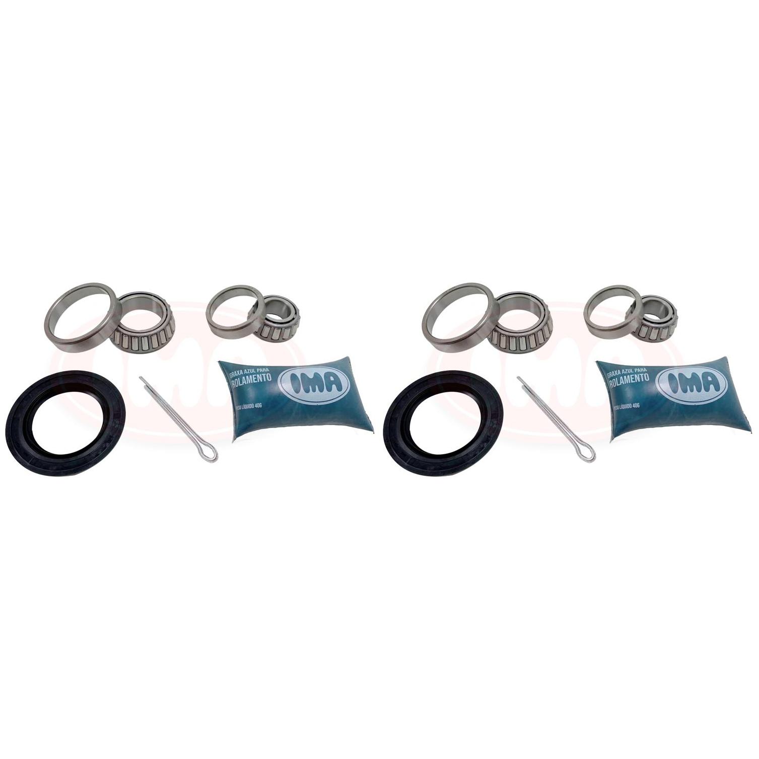 Par Kit Rolamento Roda Traseira - IMA - ALK-4544