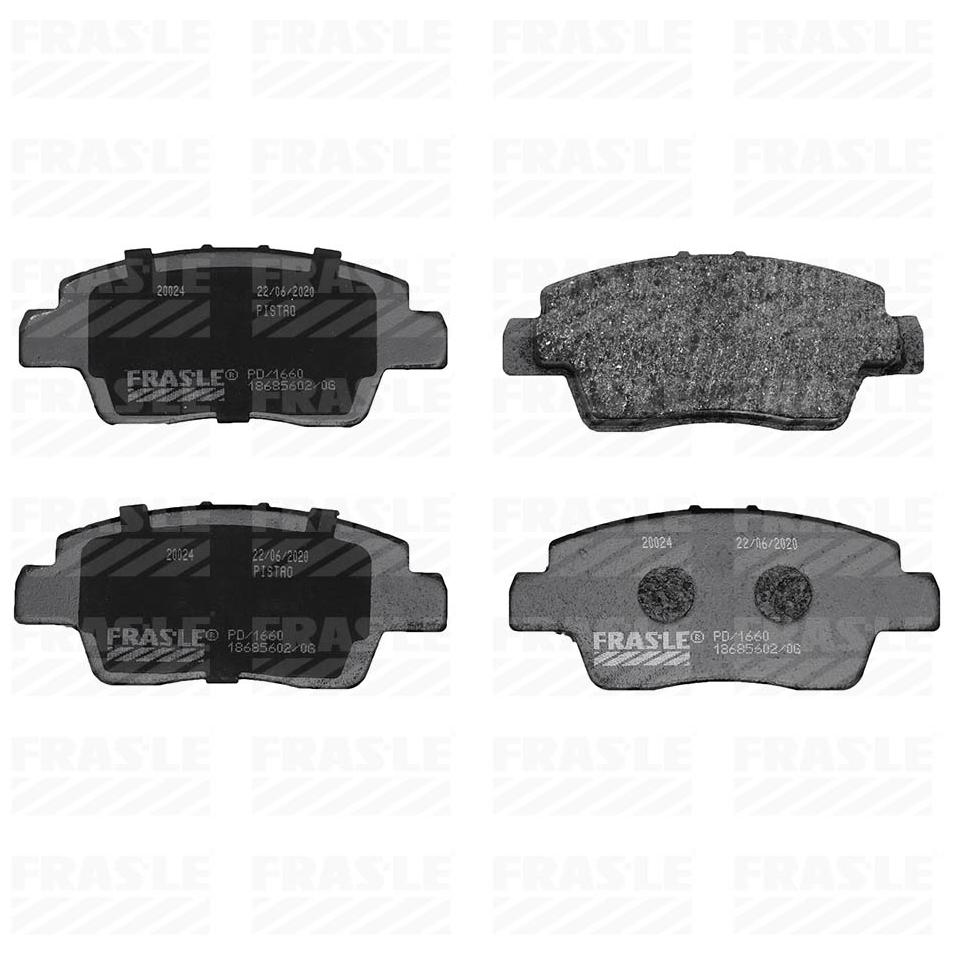 Pastilha de Freio Dianteira para Renault Kwid - Fras-le - PD/1660