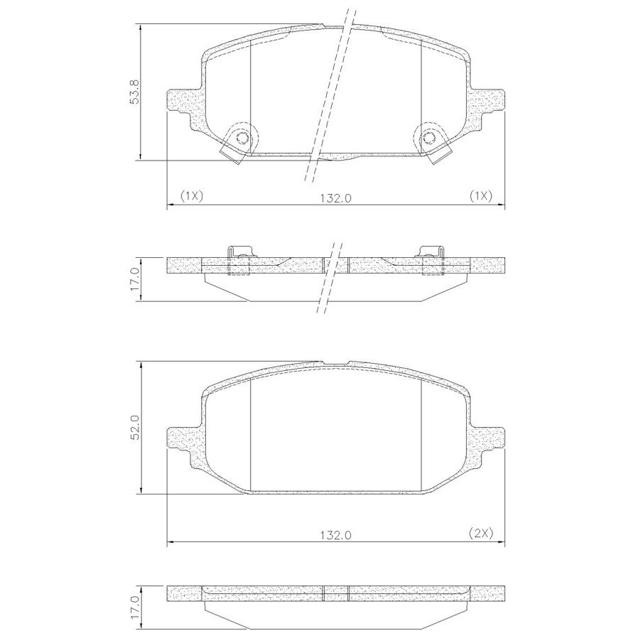 Pastilha de Freio Dianteira para Chevrolet Onix e Onix Plus - Fras-le - PD/1696