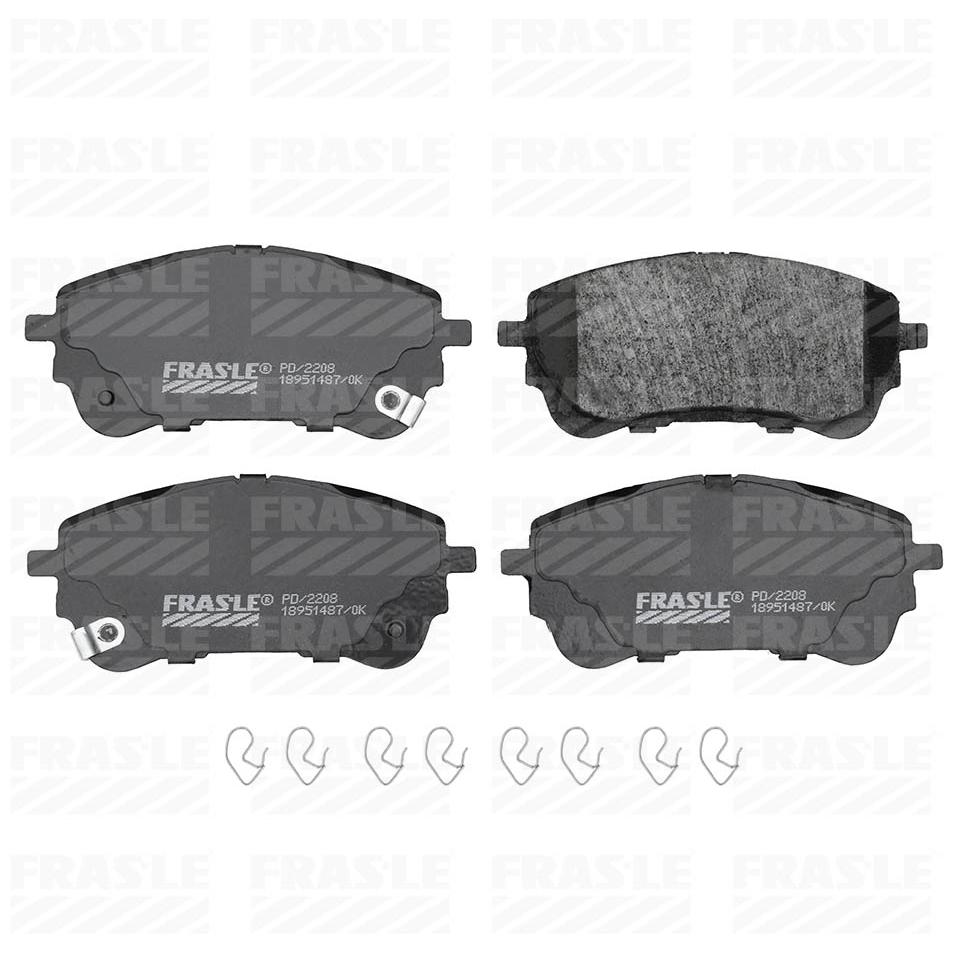 Pastilha de Freio Dianteira para Toyota Corolla - Fras-le - PD/2208
