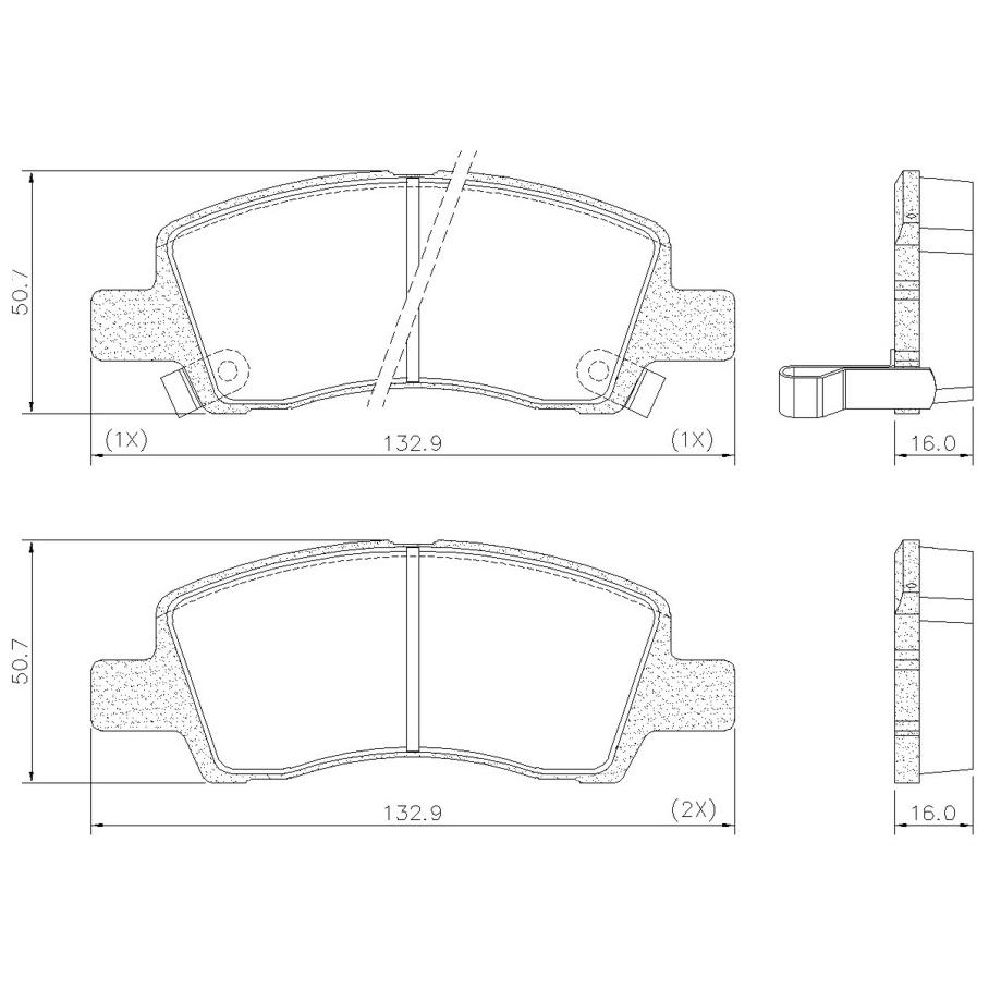 Pastilha de Freio Dianteira para Hyundai HB20 e HB20S 1.0 Aspirado - Fras-le - PD/2224