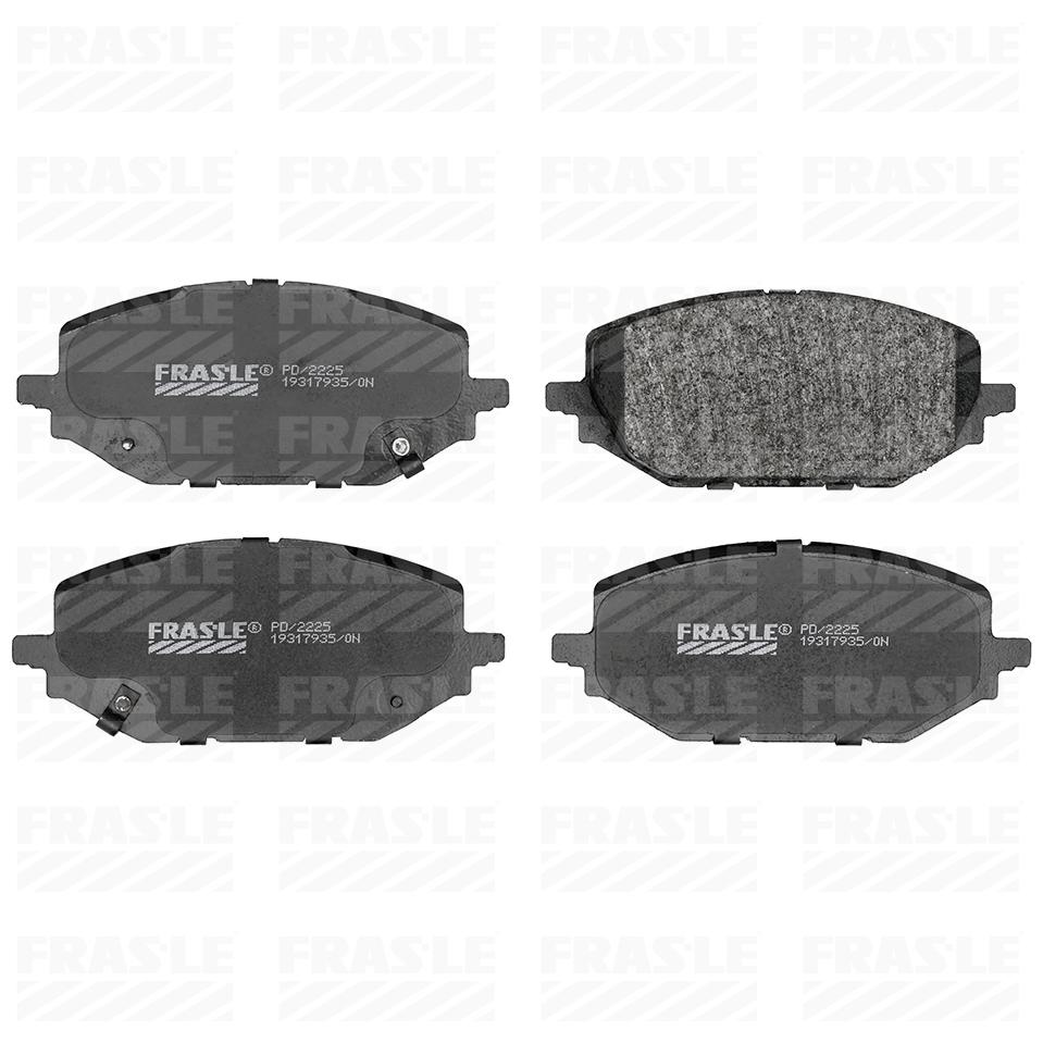 Pastilha de Freio Dianteira para Chevrolet Montana e Tracker - Fras-le - PD/2225