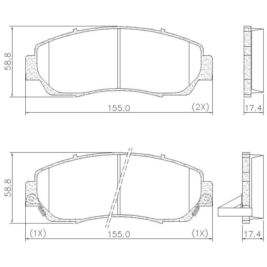 Pastilha de Freio Dianteira para Honda CR-V - Fras-le - PD/809