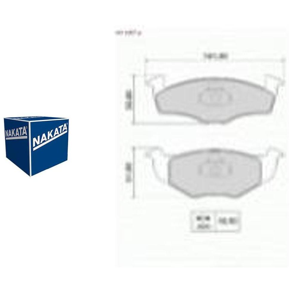 Pastilha de Freio Dianteira para Seat Ibiza - Nakata - NKF 1007P