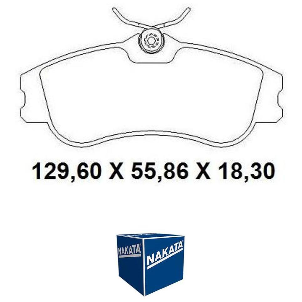 Pastilha de Freio Dianteira para Citroen Xsara Picasso - Nakata - NKF 1289P