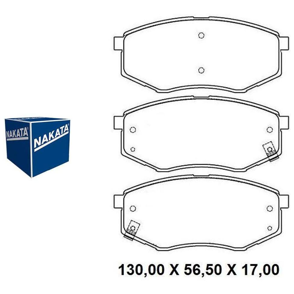 Pastilha de Freio Dianteira para Hyundai IX35 - Nakata - NKF 1314P