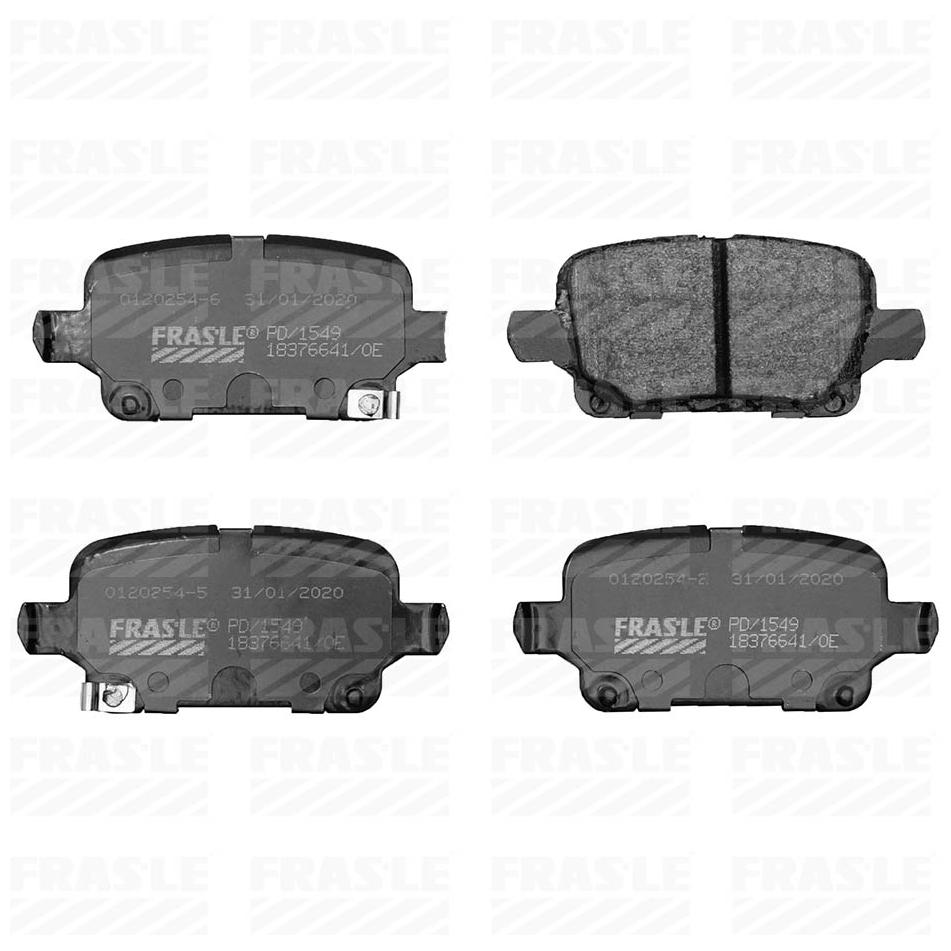 Pastilha de Freio Traseiro para Chevrolet Cruze e Cruze Sport6 - Fras-le - PD/1549