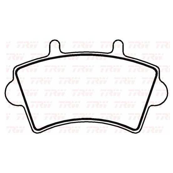 Pastilha de Freio para Renault Master - TRW - RCPT04630