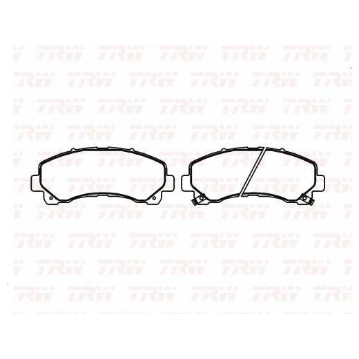 Pastilha de Freio para Chevrolet S10 e Trailblazer - TRW - RCPT13450