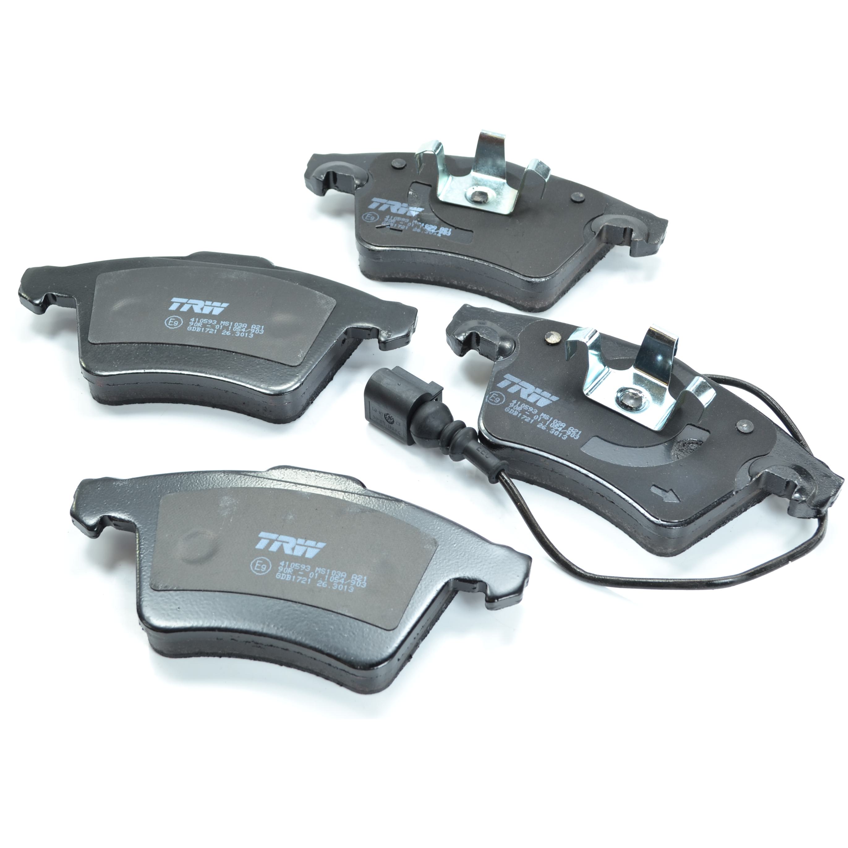 Pastilhas Freio Dianteira Antirruído com Sensor para Volkswagen Touareg - TRW - GDB1721