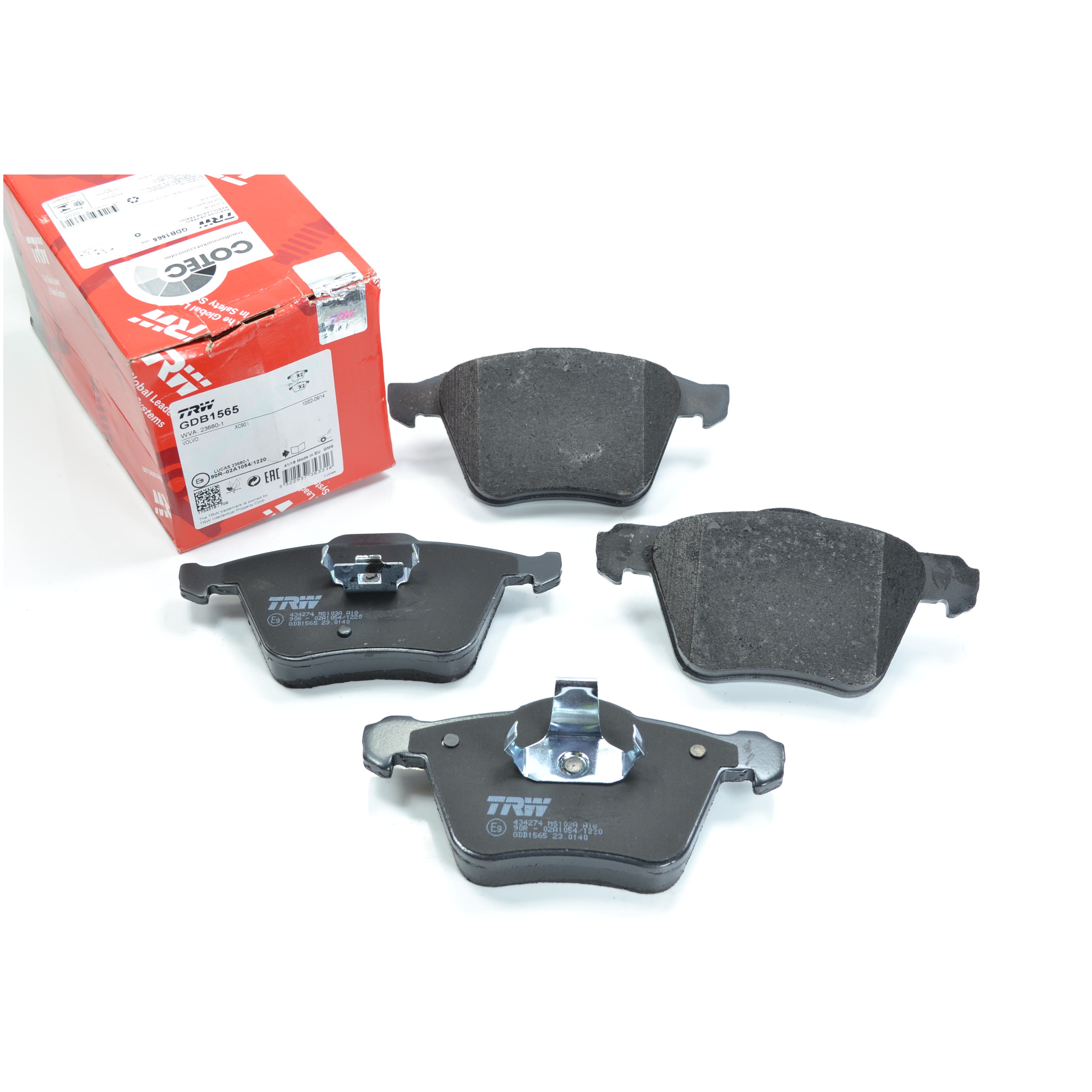 Pastilhas Freio Dianteira Antirruído Cotec para Volvo XC90 - TRW - GDB1565