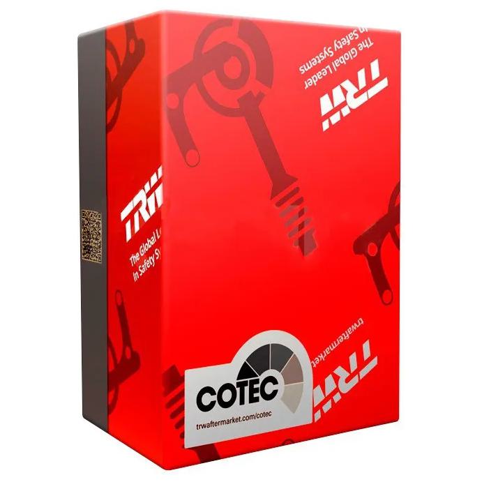 Pastilhas Freio Dianteira Antirruído Cotec para Citroen Berlingo e Peugeot Partner - TRW - GDB1690