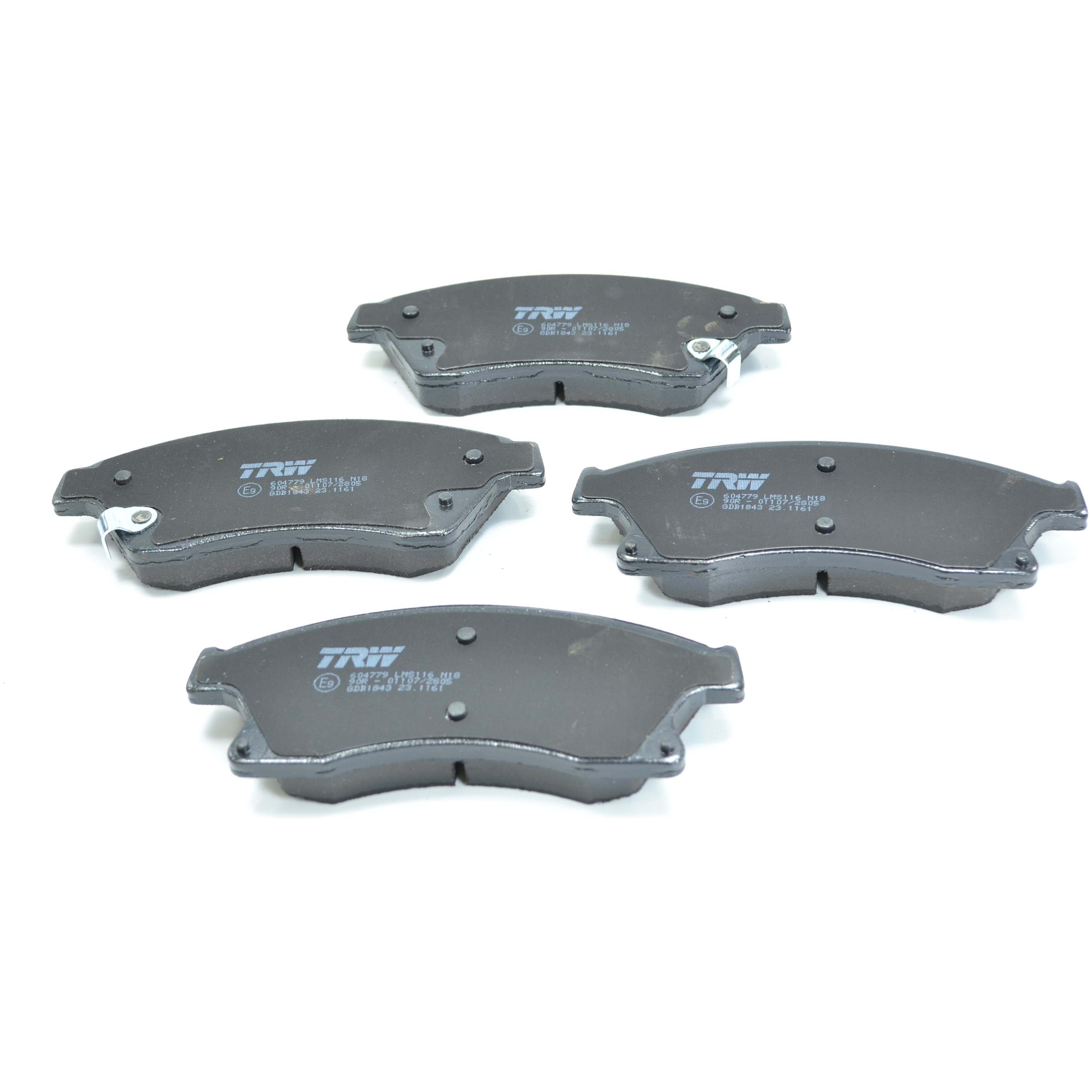 Pastilhas Freio Dianteira Antirruído Cotec para Chevrolet Cruze e Cruze Sport6 - TRW - GDB1843