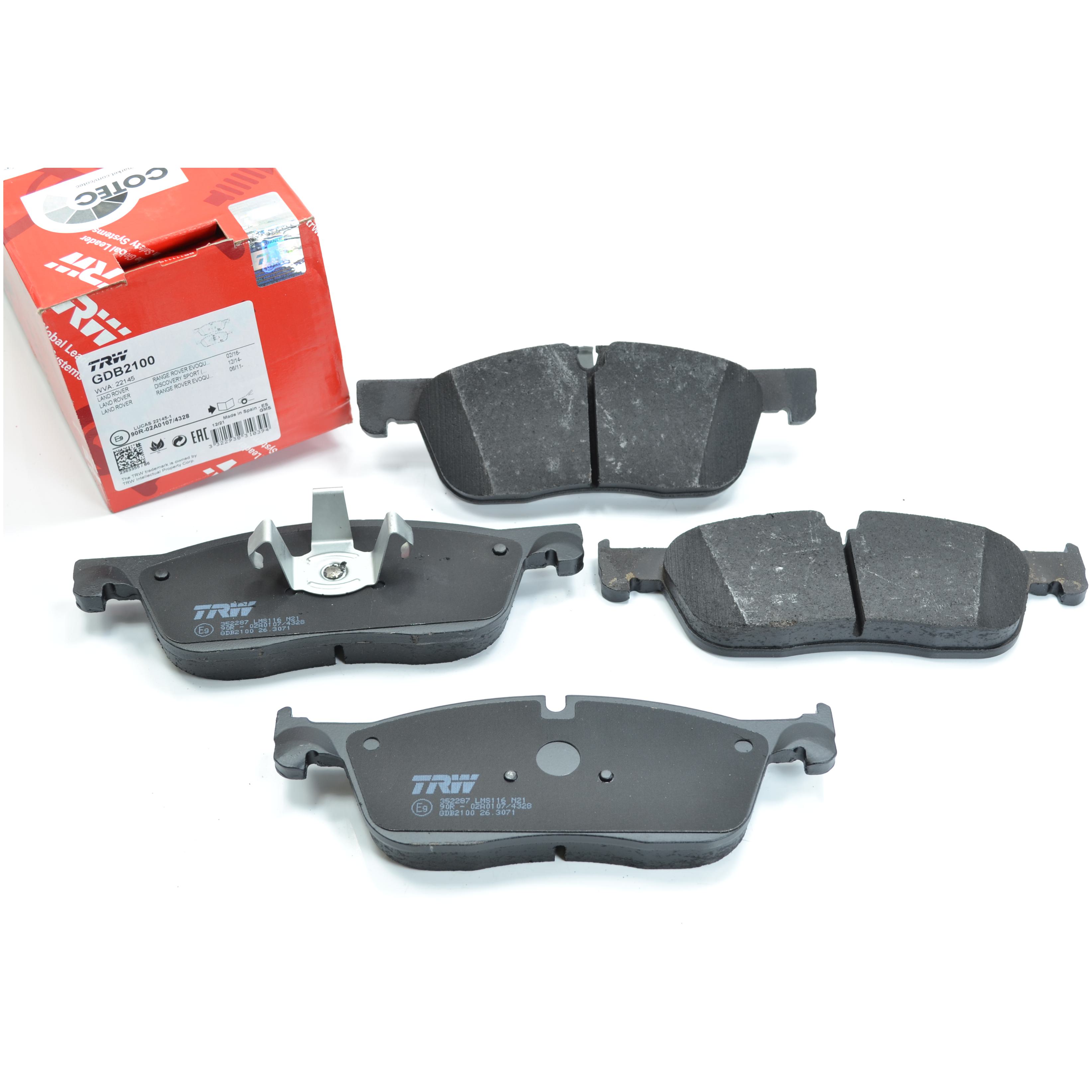Pastilhas Freio Dianteira Antirruído Cotec para Land Rover Discovery - TRW - GDB2100