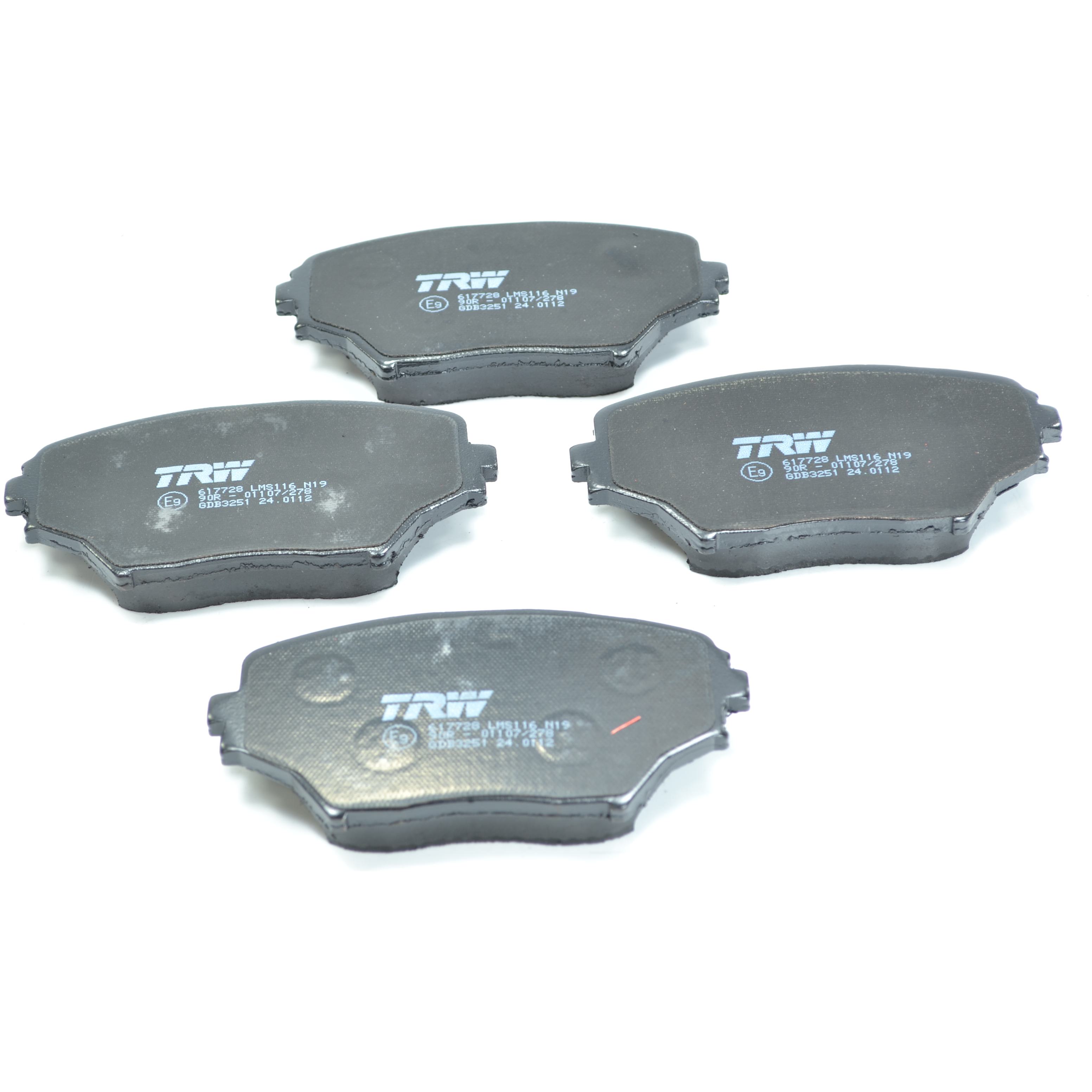 Pastilhas Freio Dianteira Antirruído Cotec para Toyota RAV4 - TRW - GDB3251