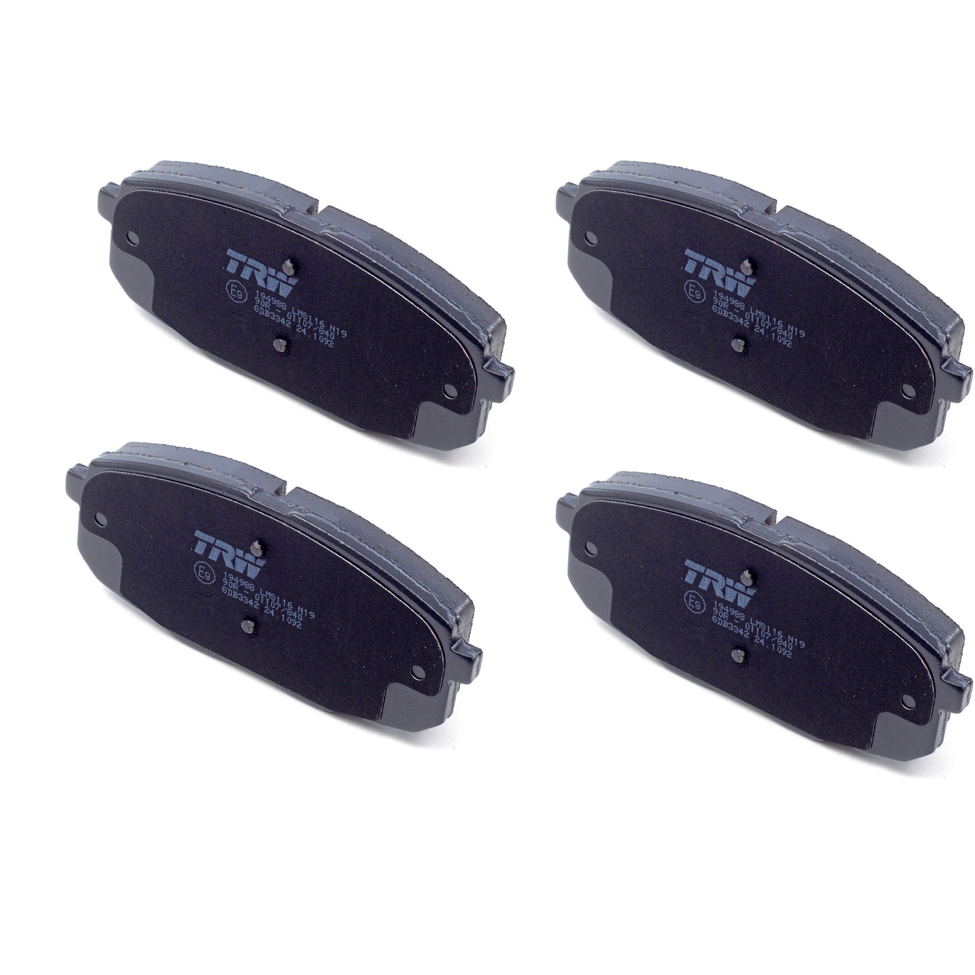 Pastilhas Freio Dianteira Antirruído Cotec para KIA Cerato - TRW - GDB3342
