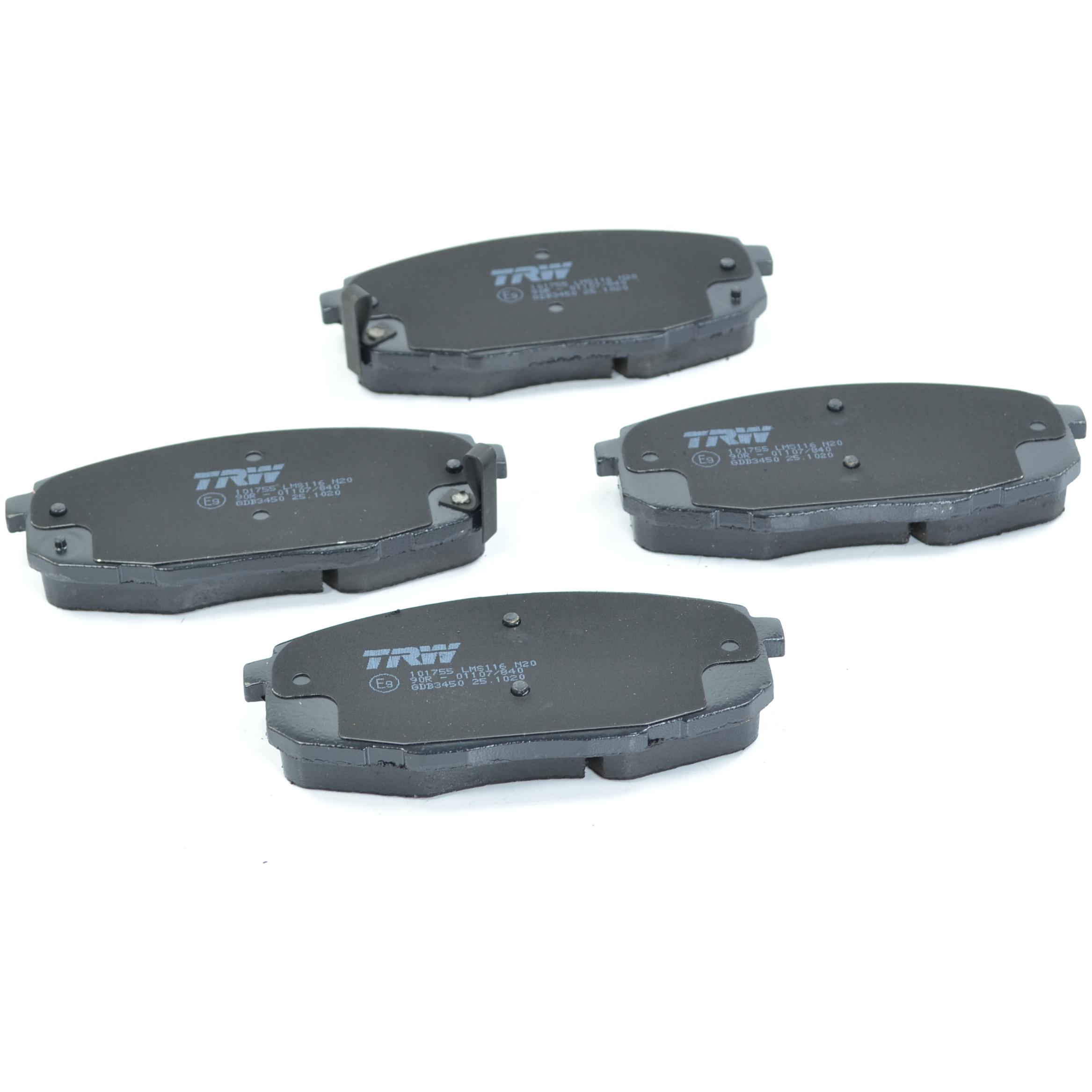 Pastilhas Freio Dianteira Antirruído Cotec para Hyundai I30 e I30 CW - TRW - GDB3450