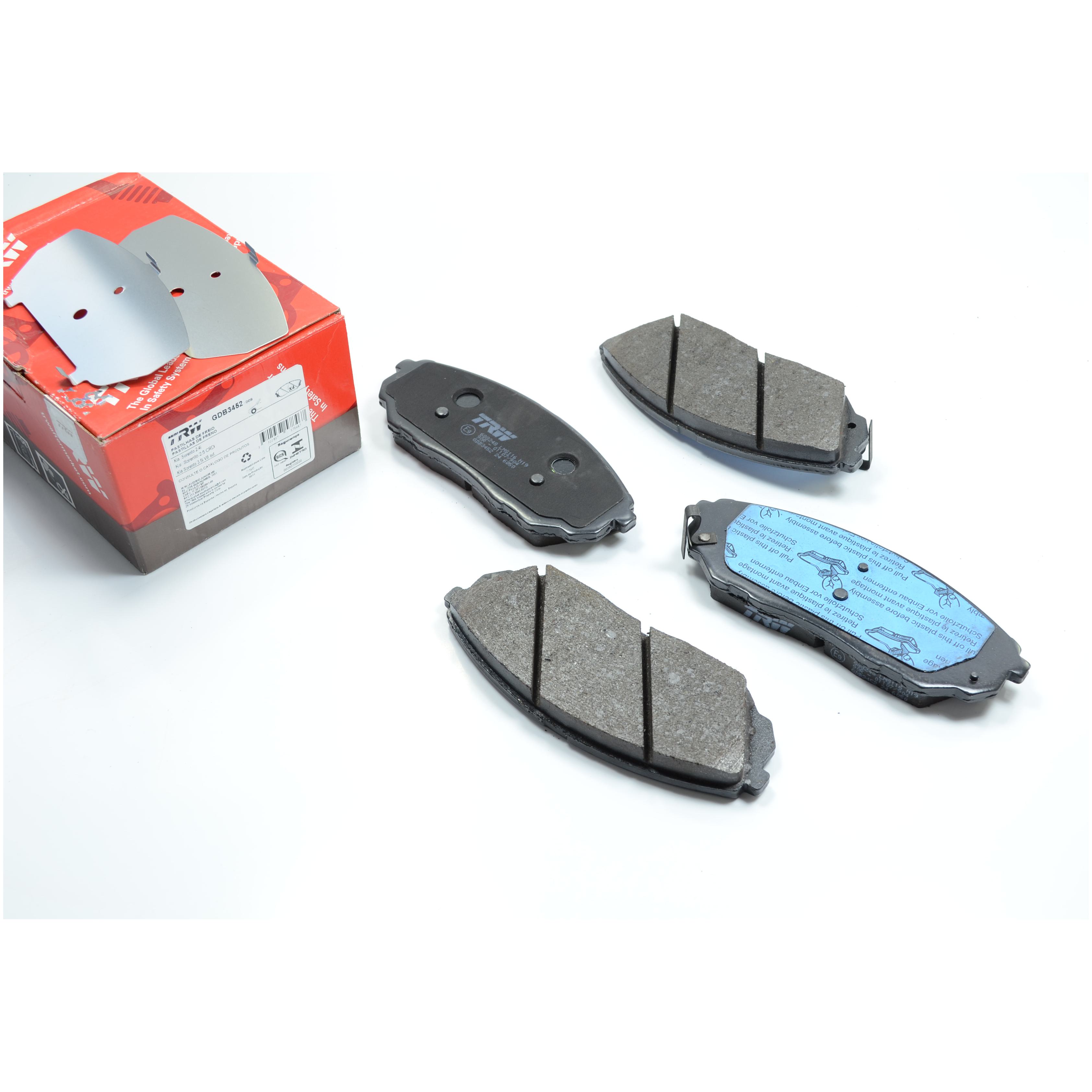 Pastilhas Freio Dianteira Antirruído Cotec para KIA Sorento - TRW - GDB3452