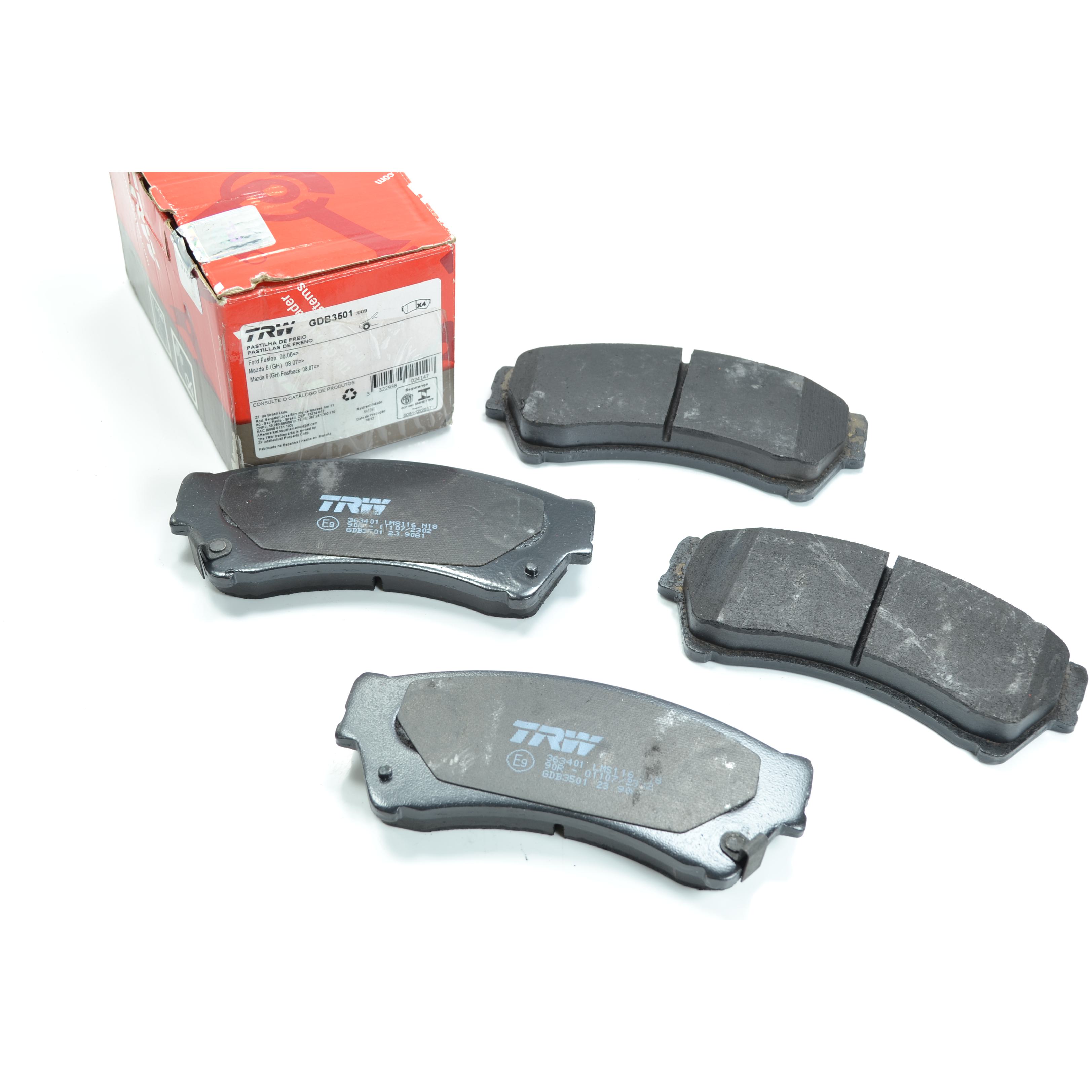 Pastilhas Freio Dianteira Antirruído Cotec para Ford Fusion - TRW - GDB3501