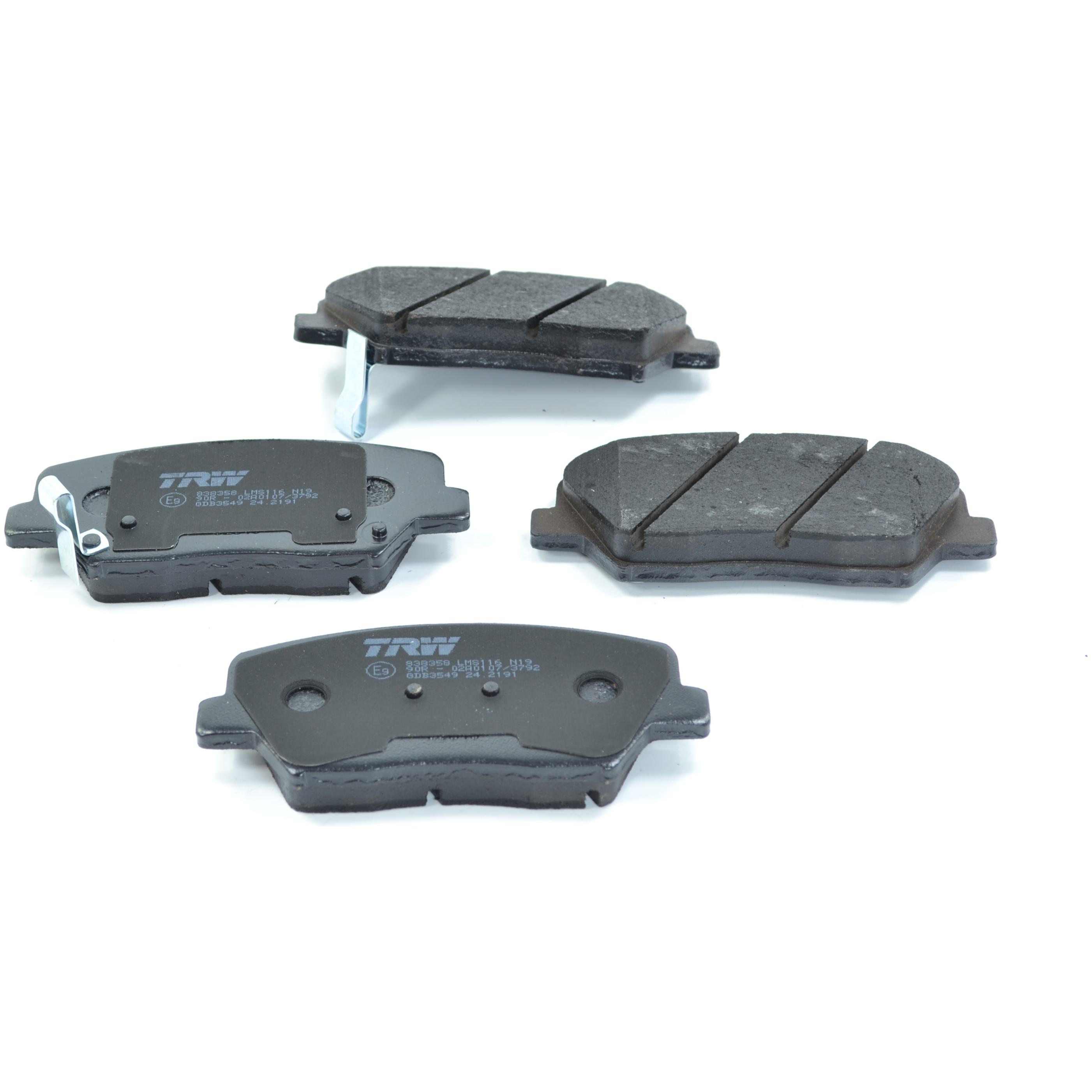 Pastilhas Freio Dianteira Antirruído Cotec para Hyundai Elantra e KIA Sorento - TRW - GDB3549