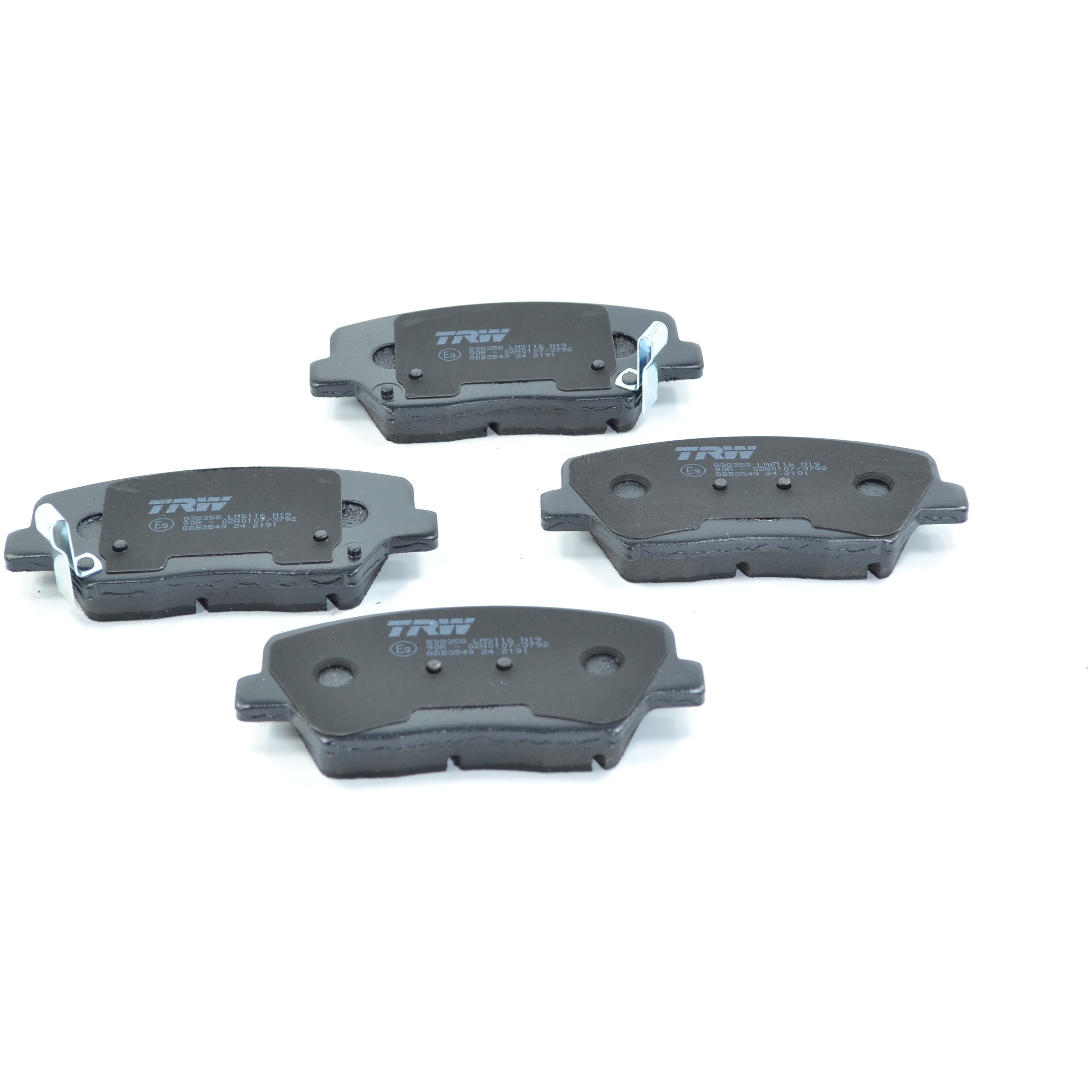 Pastilhas Freio Dianteira Antirruído Cotec para Hyundai Elantra e KIA Sorento - TRW - GDB3549