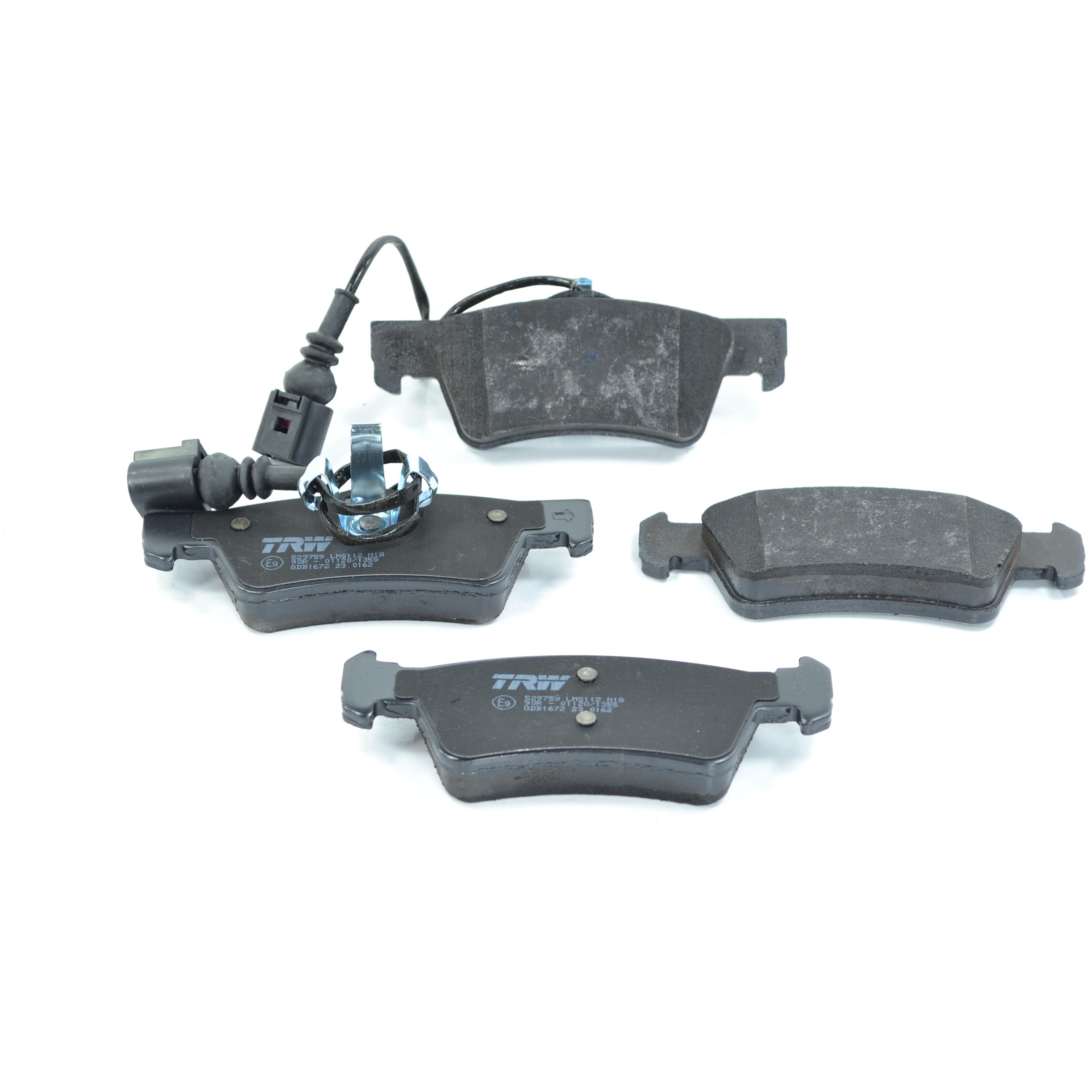 Pastilhas Freio Traseira Antirruído com Sensor para Volkswagen Touareg - TRW - GDB1672