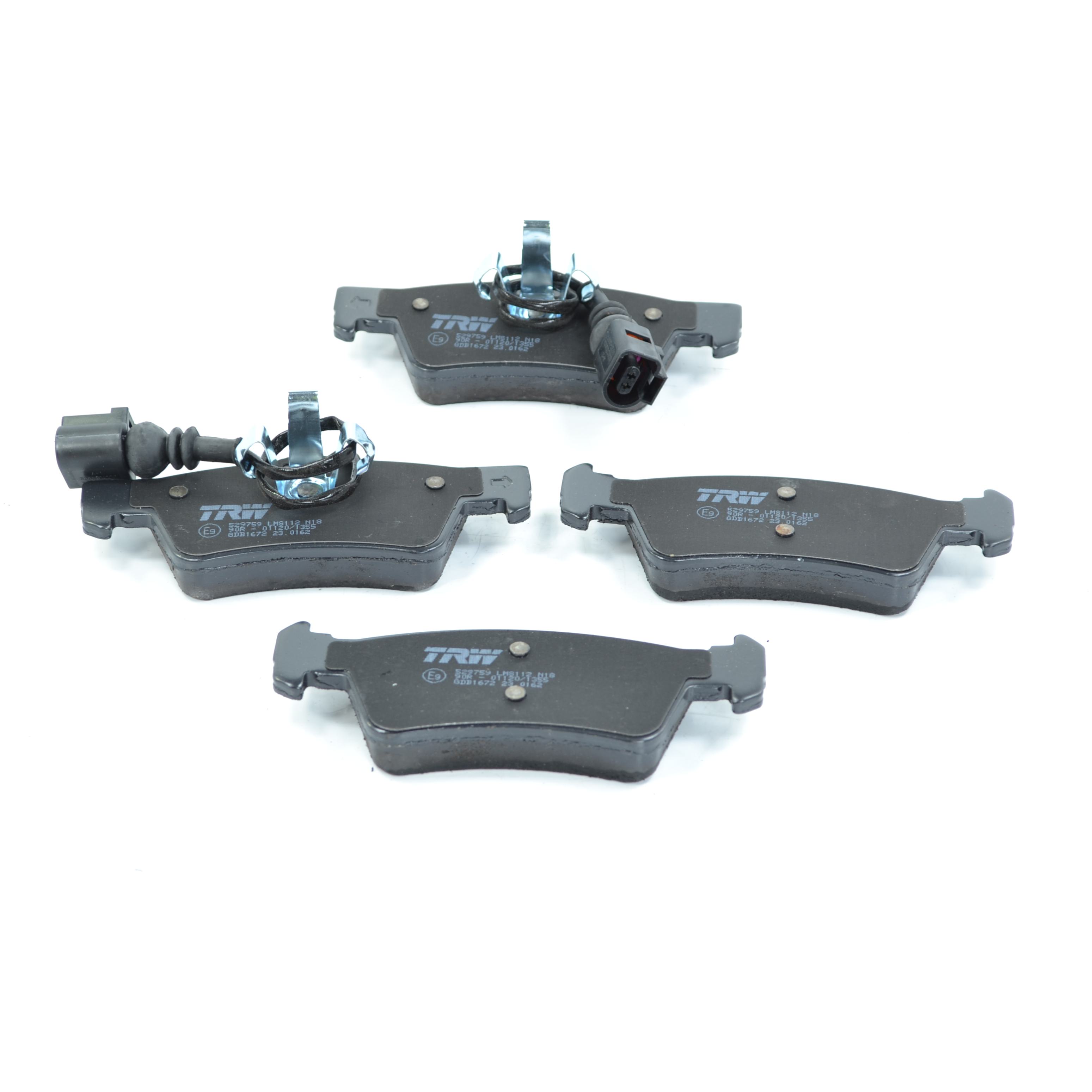 Pastilhas Freio Traseira Antirruído com Sensor para Volkswagen Touareg - TRW - GDB1672