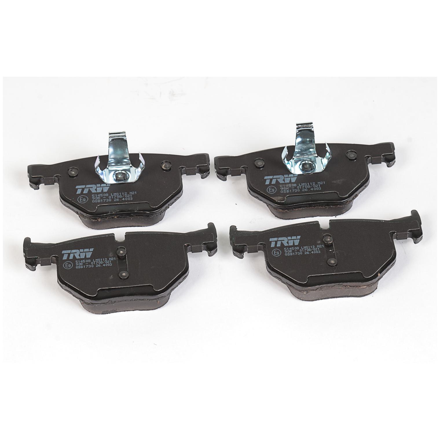 Pastilhas Freio Traseira Antirruído Cotec para BMW X5 e X6 - TRW - GDB1730