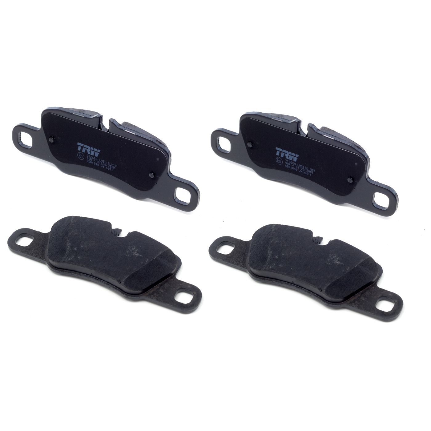Pastilhas Freio Traseira Antirruído Cotec para Porsche 911 e Panamera - TRW - GDB1849
