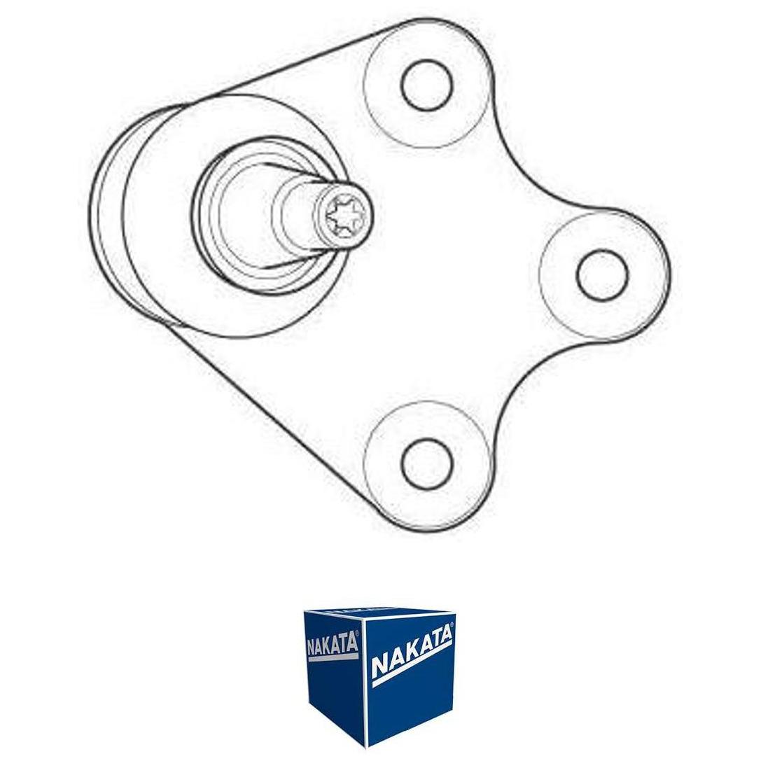 Pivô de Suspensão Dianteiro Esquerdo para Volkswagen Crossfox - Nakata - N 1069