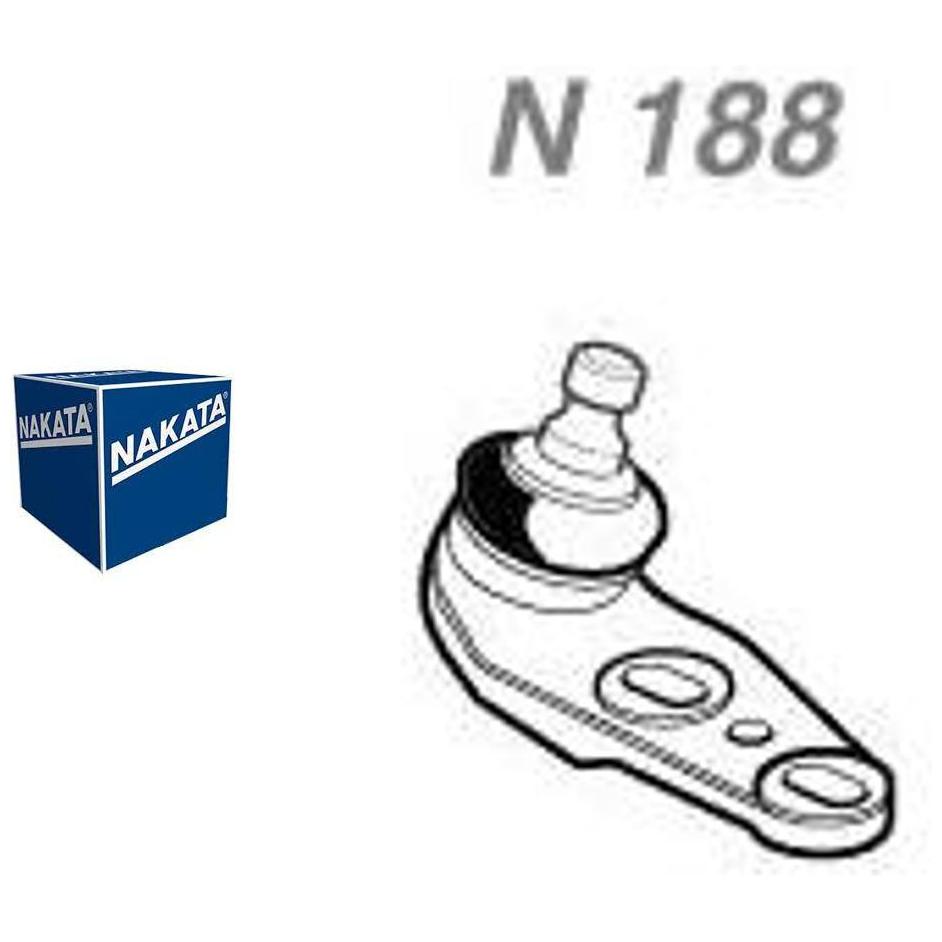 Pivô de Suspensão Dianteiro Inferior Esquerdo - Nakata - N 188