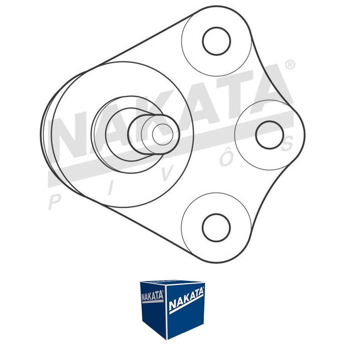 Pivô de Suspensão Dianteiro para Fiat Idea - Nakata - N 6075