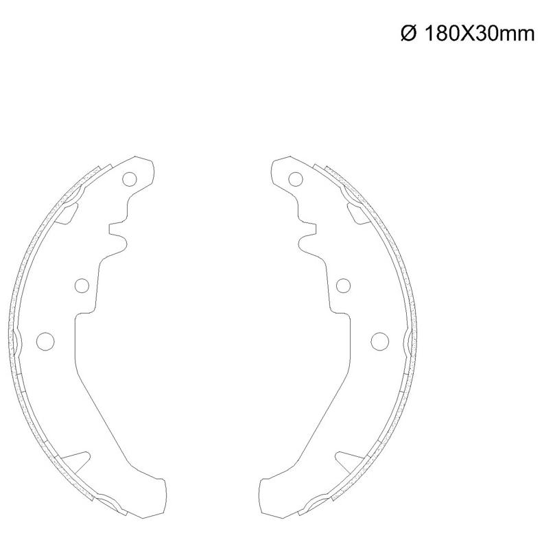 Sapata de Freio Traseira para Fiat Palio e Uno - Fras-le - FI/97-CP