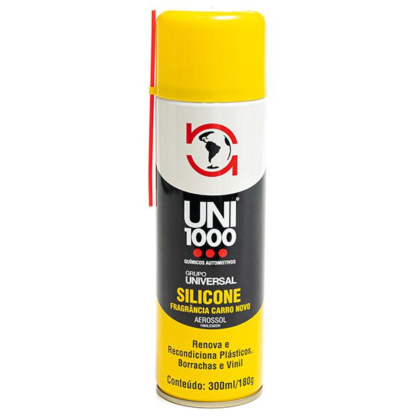 Silicone Spray Carro Novo 300Ml 180G - Uni1000 - 87118