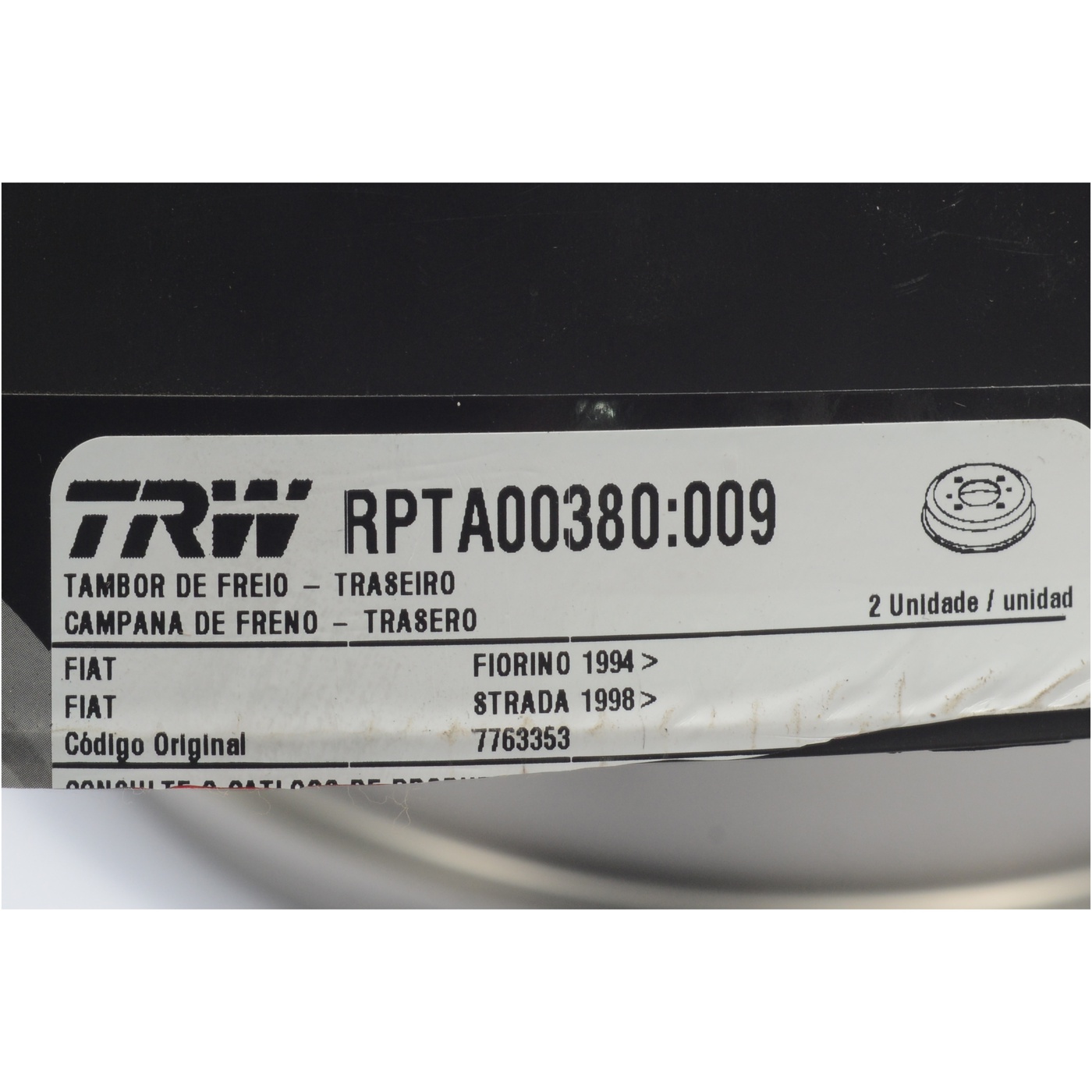 Par Tambor Freio Traseiro - TRW - RPTA00380