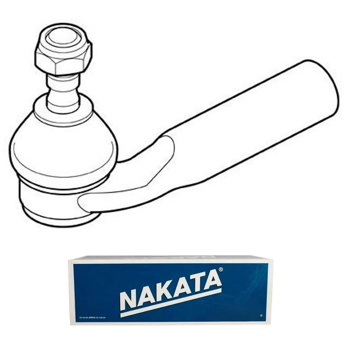 Terminal de Direção Dianteiro Direito para Fiat Linea e Punto - Nakata - N 96018