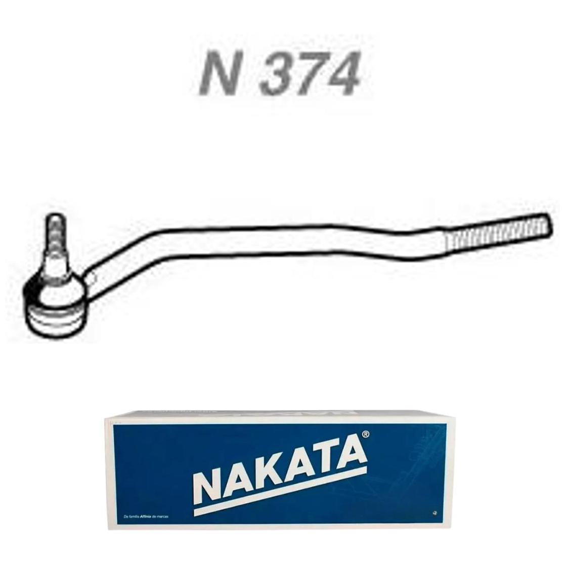 Terminal de Direção Dianteiro Esquerdo para Chevrolet Omega e Suprema - Nakata - N 374
