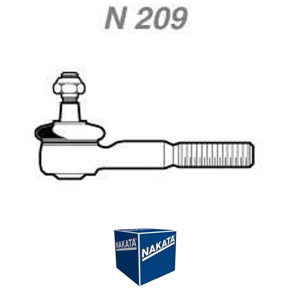 Terminal de Direção Dianteiro - Nakata - N 209