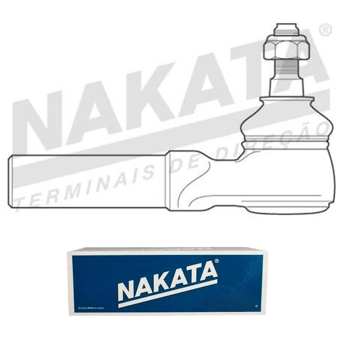 Terminal de Direção Dianteiro - Nakata - N 96016